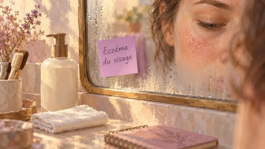 Eczéma du visage : calmer l’inflammation sans fragiliser les paupières