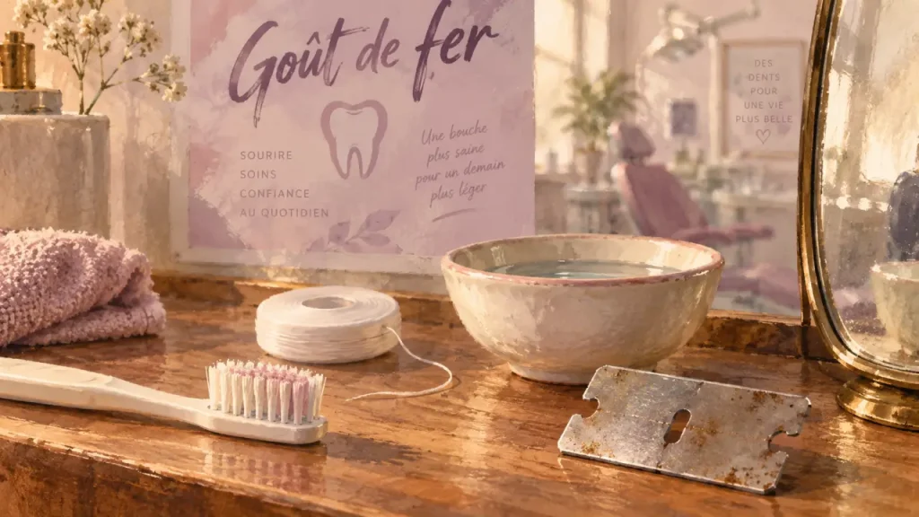 Goût métallique dans la bouche : quand les gencives, les médicaments ou le reflux doivent alerter