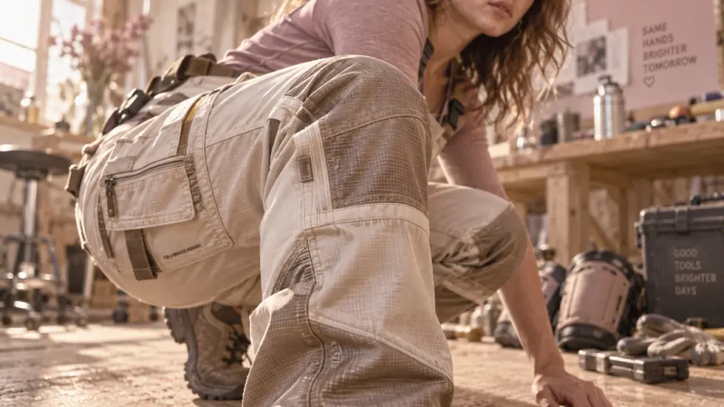 Pantalon de travail pour femme : une coupe adaptée pour bouger sans gêne